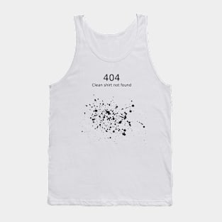 404 Clean Shirt Not Found Tank Top